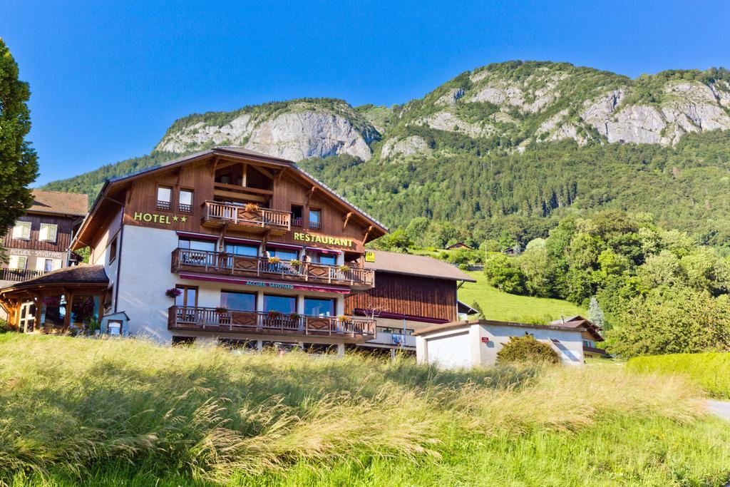 Hotel Accueil Savoyard Mieussy Exterior foto